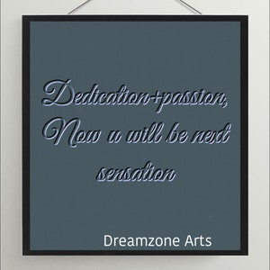 Digital wall art Digital print powerfull motivation quotes wall art 300 dpi jpg image file, High quality print, instant digital download image 2