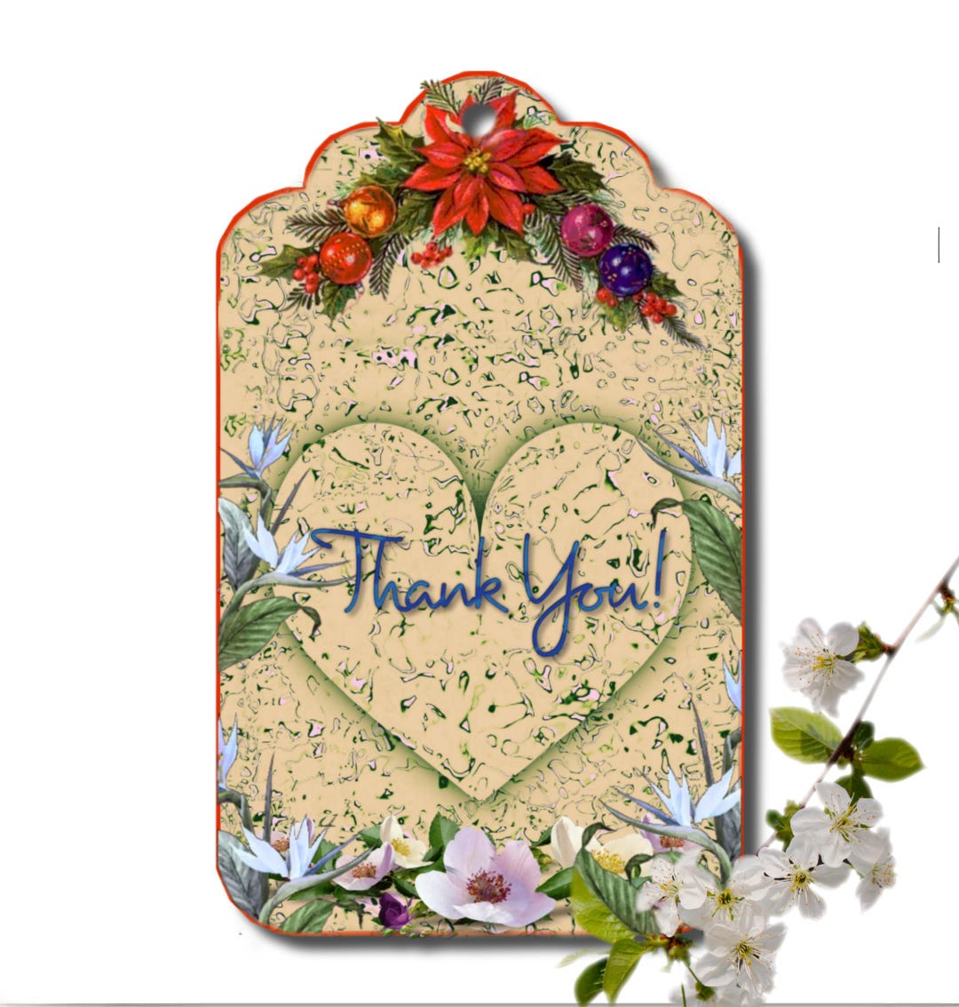 Editable Thank You Tag Card Design Png Image, Small Bussiness Cards ...