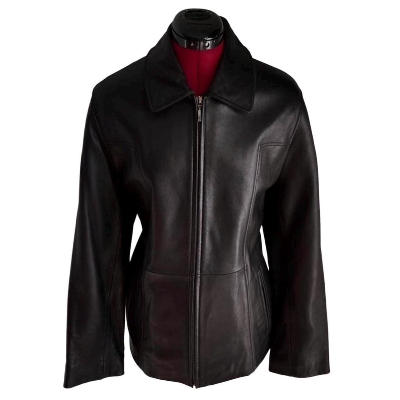 Y2k Leather Jacket - Etsy