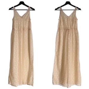 Womens Lace Maxi Cream Dress - Etsy Womens Lace Maxi Cream Dress - Etsy