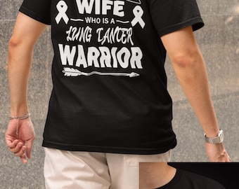Customizable: I Wear White For My Wife, Lung Cancer Awareness, Cancer Awareness, I wear White, Cancer Sucks, Fight Cancer