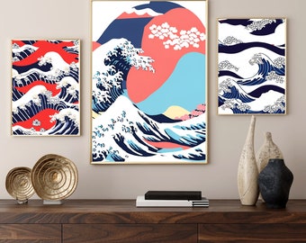 6 Japanese wave modern style with pastel pop art color