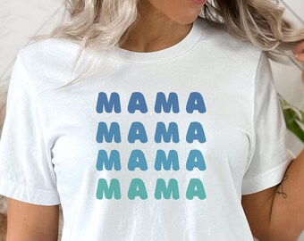 Boy Mama Shirt, Boy Mommy T-Shirt, New Mom Shirt, Cute Mother Tee, Gift for Mom, Mothers Day Gift, Boy Pregnancy Reveal Shirt, Boho Mom Tee