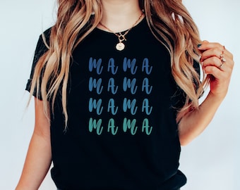Boy Mama Shirt, Boy Mommy T-Shirt, New Mom Shirt, Cute Mother Tee, Gift for Mom, Mothers Day Gift, Boy Pregnancy Reveal Shirt, Boho Mom Tee