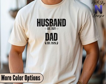 Custom Dad Shirt, Funny Gift for Father’s Day, New Dad Tee, Personalized Birthday Present for Him, Trendy Dad Shirt, Unique Gift Idea, FD25
