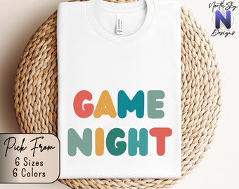 Game Night, Game Night Shirt, Funny Game Night Gift, Funny Gaming T-Shirt, Game Night Champion, Gaming Squad Shirt, Board Game Shirt, GN35