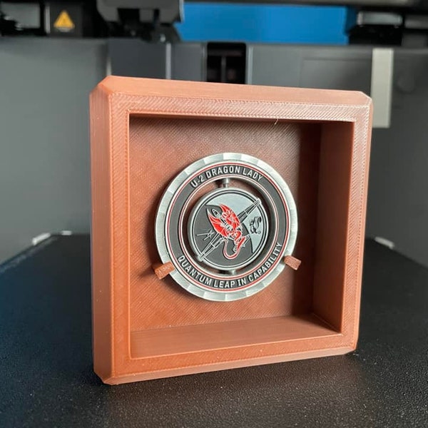 Challenge coin display