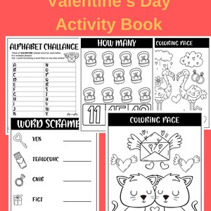 Valentine&#39;s Day Game Bundle | Printable Valentine&#39;s Day Games For Kids | Party Games and Activities | Classroom Games | Family Games