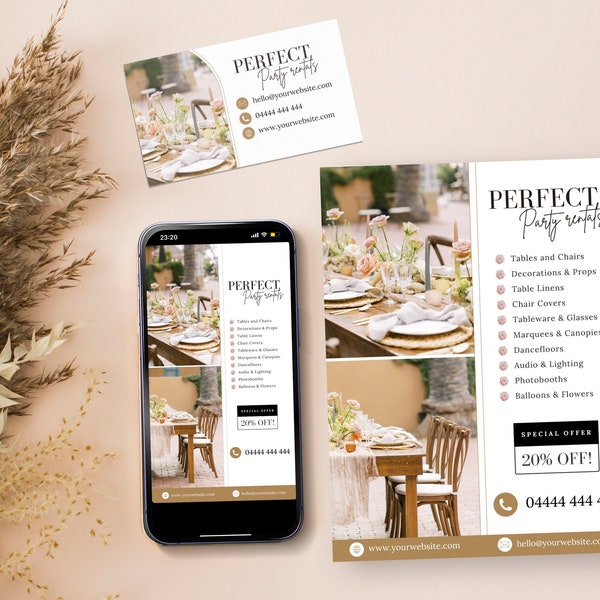 Business Aesthetic Flyer Etsy