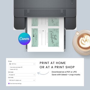 Small Business Gift Certificate Template, Instant Download, Printable ...
