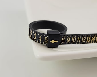 Adjustable Plastic Ring Sizer, US Sizes, Jewelry Tool