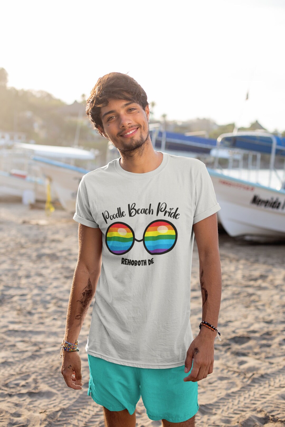 Rehoboth Beach Shirt Pride T Shirt Poodle Beach Plant LGBTQ Etsy