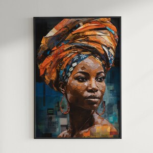 Black art, Black Woman Art, Black girl art, African American art , Fashion Art , Woman poster, Boho art