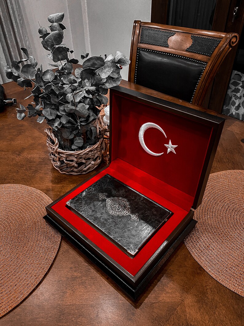 Luxury Quran Gift Set Quran With Wooden Box Quran Gift Set Etsy