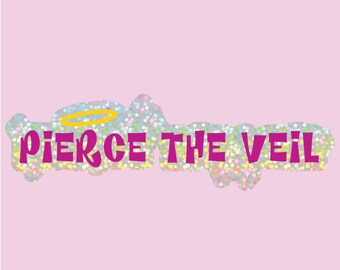 Pierce the Veil Glitter Vinyl Sticker