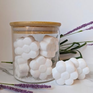 Nature&#39;s Clean: Organic and Natural Toilet Bowl Cleaner for a Healthy Home | Natural Lavender Flower Toilet Tablets Cleaner