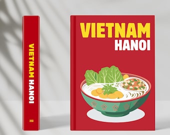 Vietnam Fotobuch Canva Template: Personalisierbares Reisefotoalbum, Luxus Kaffeetischbuch (Digitaler Download)