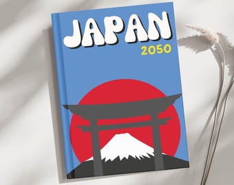 Japan Travel Photo Book Template Canva: Vacation Album Scrapbook (Digital Download)