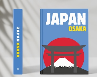Japan Fotobuch Canva Template: Benutzerdefiniertes Urlaubs Fotoalbum, Luxus Style Kaffeetischbuch