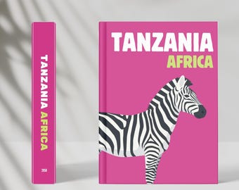 Tansania Fotobuch Canva Template: Personalisiertes Safari Urlaub Fotoalbum