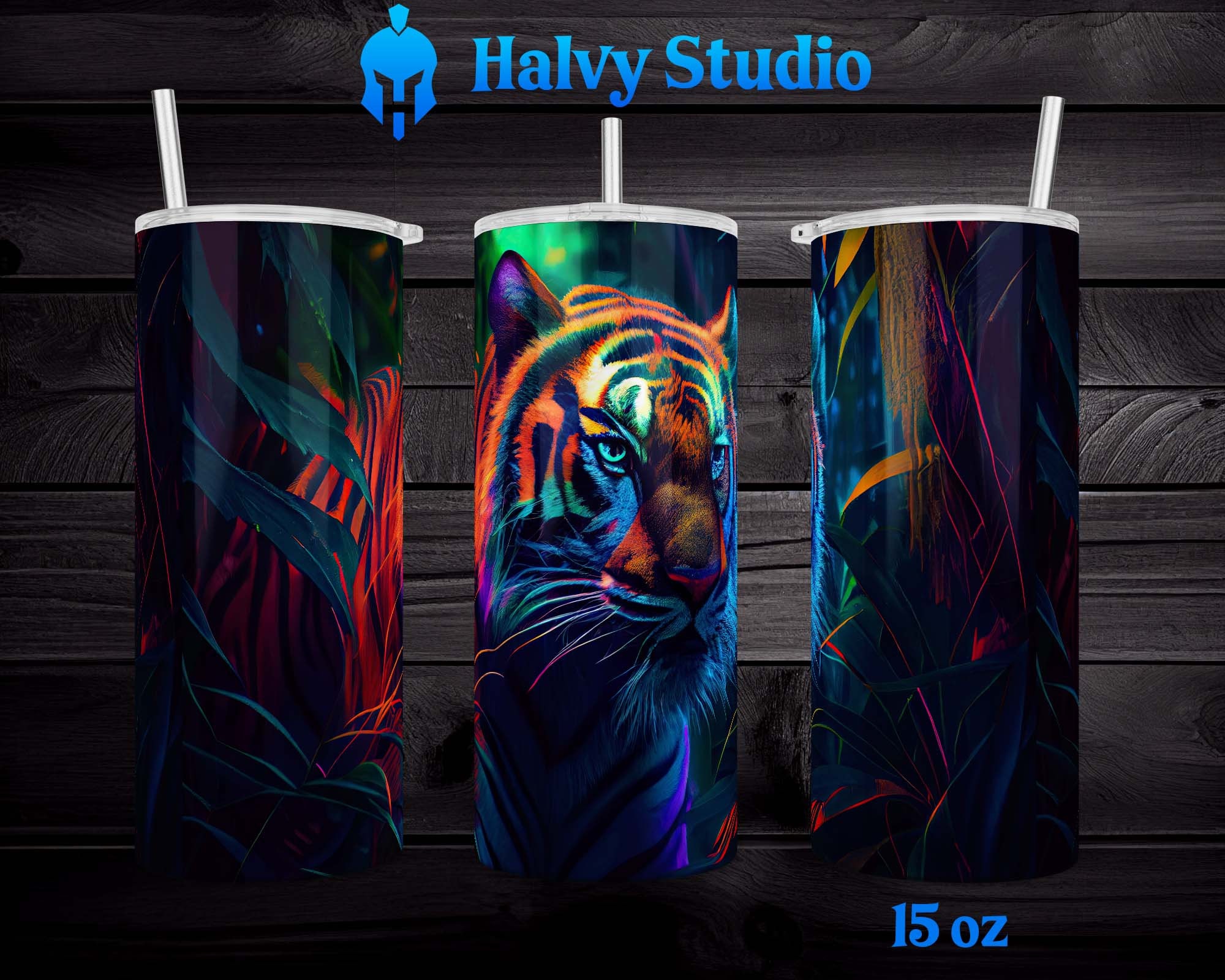 Rainy Chief Rainbow Night Lake 15OZ Tumbler main image 1