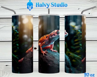 Tokay Gecko #0097 sublimatieontwerp voor 15oz, 20oz rechte, 20oz taps toelopende en 30oz magere tuimelaars, digitale download