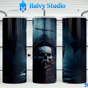 River Styx, Charon, Boatman #0063 sublimation design for 15oz, 20oz straight, 20oz tapered, and 30oz Skinny Tumblers, Digital Download
