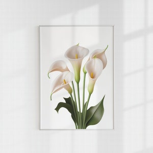 Calla Lily, Calla Lily Bouquet, Calla Lily Wall Art, Floral Prints, Floral Prints Wall Art, Floral Prints Digital, Floral Prints Download