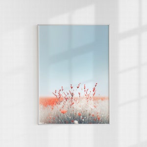 Wildflower Printable Wall Art, Botanical Print, Floral Wall Art, Printable Wall Art, Botanical Wall Art, Instant Download, Digital Download