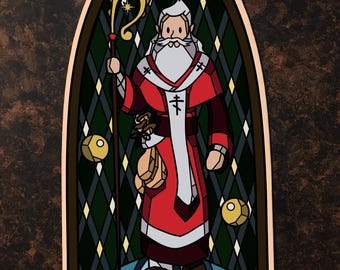 St. Nicholas Sticker | Vinyl Sticker | Catholic Saint Stickers