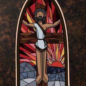 St. Dismas Saint Sticker | Vinyl Sticker | Catholic Saint Stickers