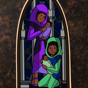 St. Perpetua and St. Felicity Saint Sticker | Vinyl Sticker | Catholic Saint Sticker