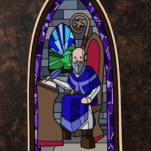 St. Francis de Sales Saint Sticker | Vinyl Sticker | Catholic Saint Stickers