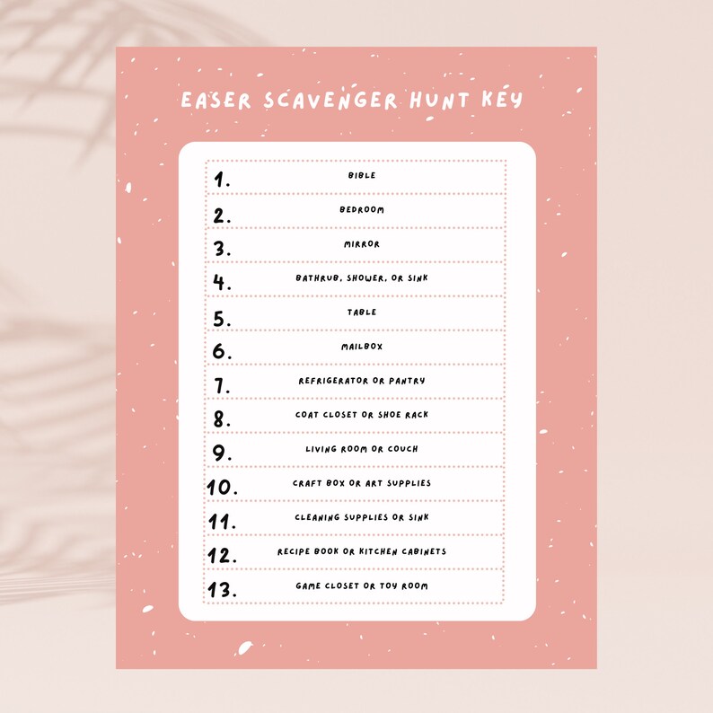 Easter Scavenger Hunt Clues for Kids Biblical Christian Education