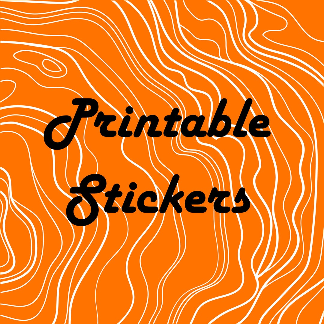 Printable Stickers Etsy