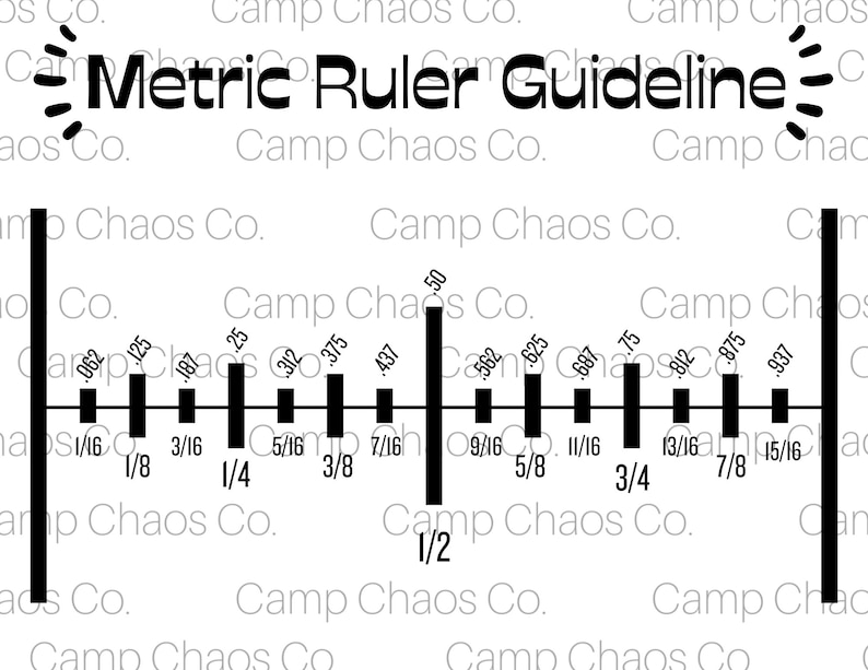 Printable Ruler Measurement Guideline With Decimals | Metric Ruler ...