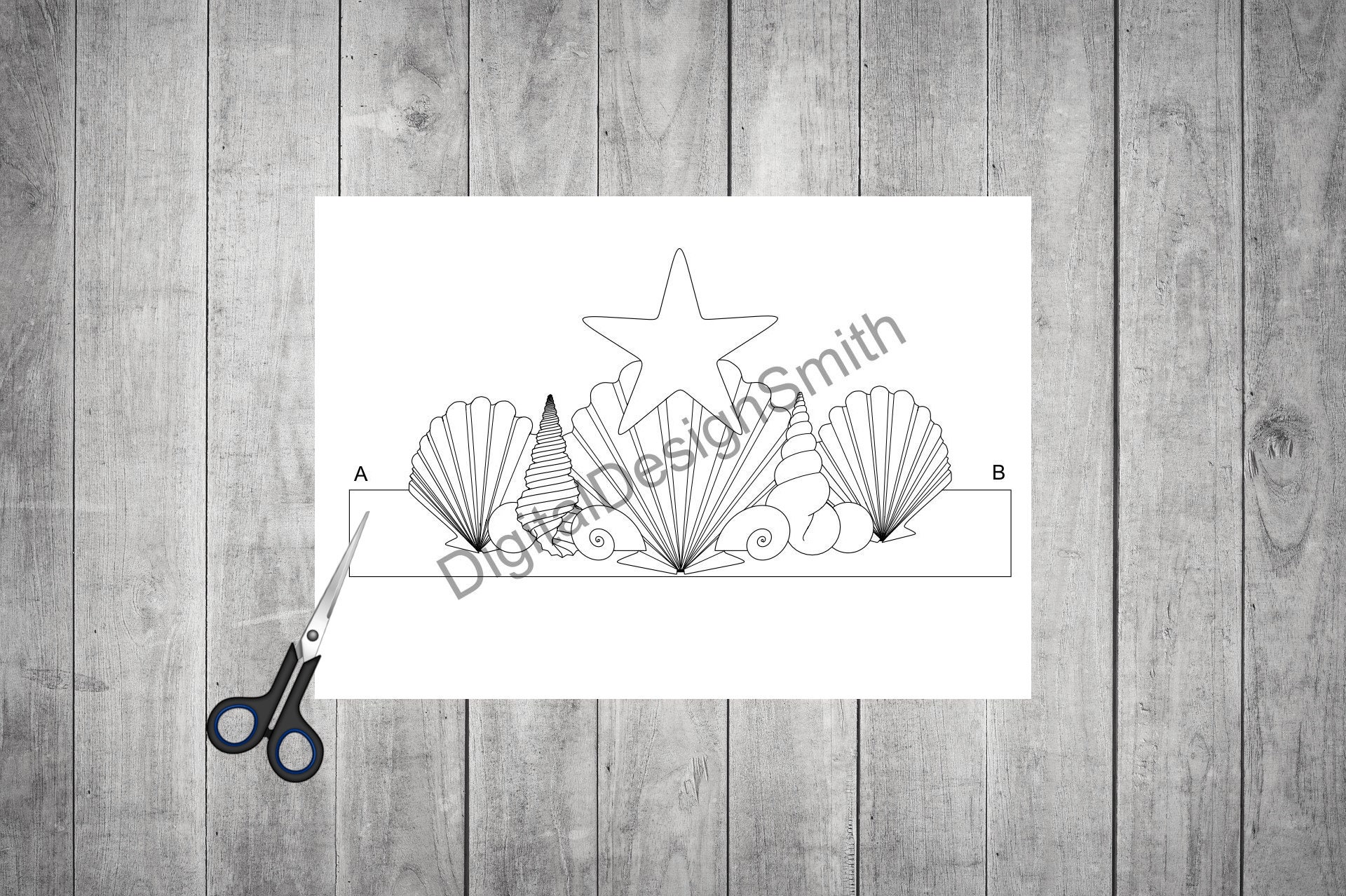 Mermaid Crown Template Paper Crown Headband Printable Kids Craft Mermaid Crown Template Paper Crown Headband Printable Kids Craft