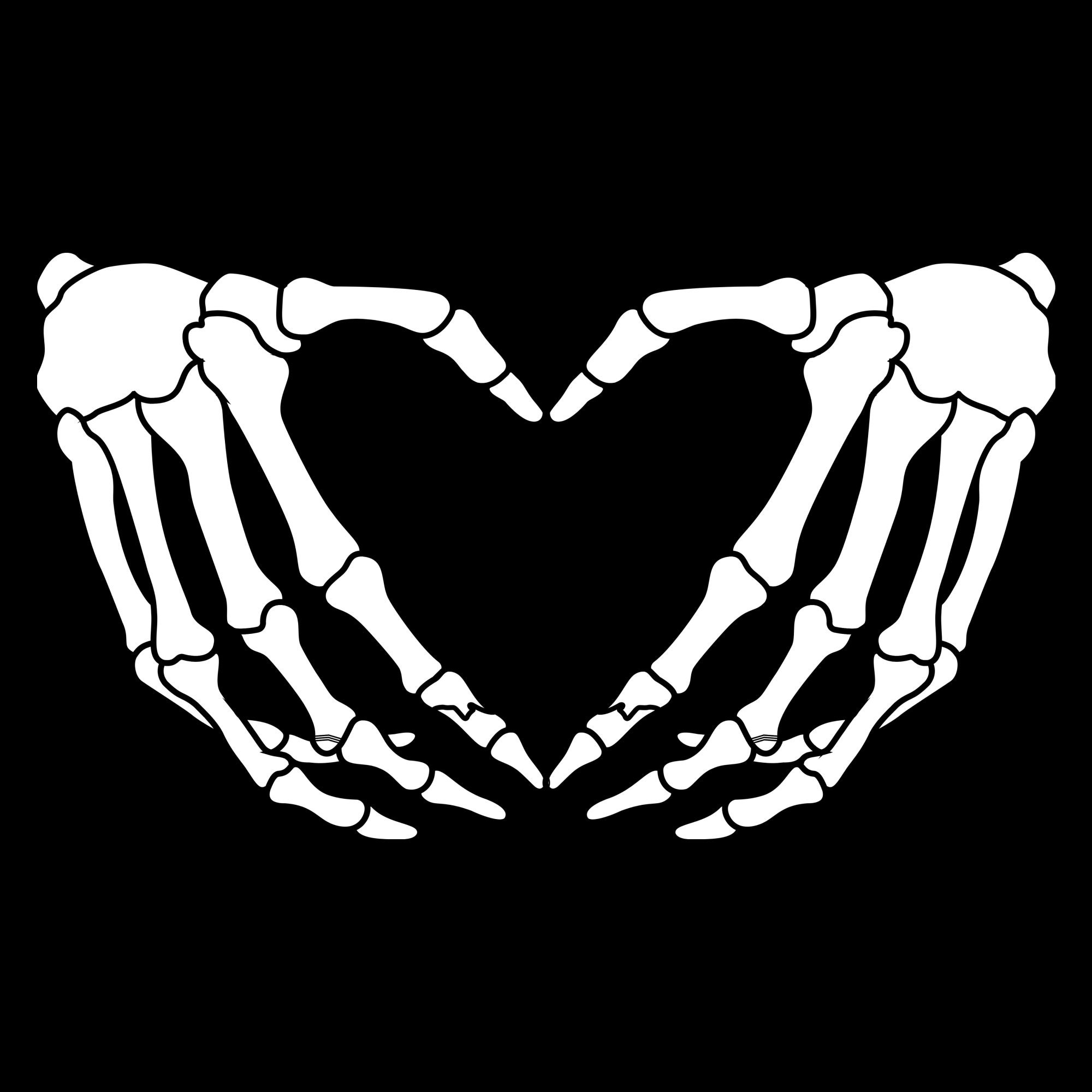 Skeleton Hands Bundle Halloween SVG PNG EPS Skeleton Peace - Etsy