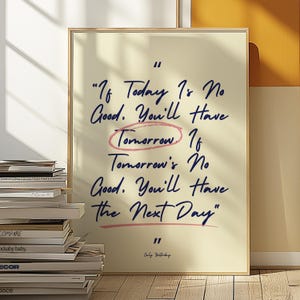 Only Yesterday Movie Quote | Studio Ghibli Inspired Poster Print | Inspirational Digital Download