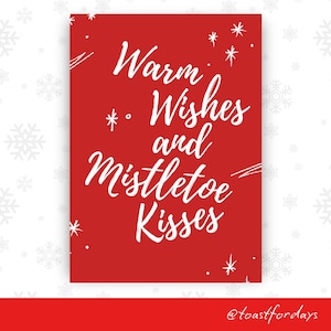 Cozy Romantic Christmas Holiday Wall Art | Digital Download | Snowflake Classic