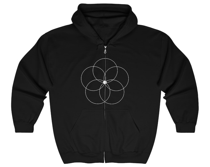 RADiiKAL Unisex Full Zip Hooded Sweatshirt