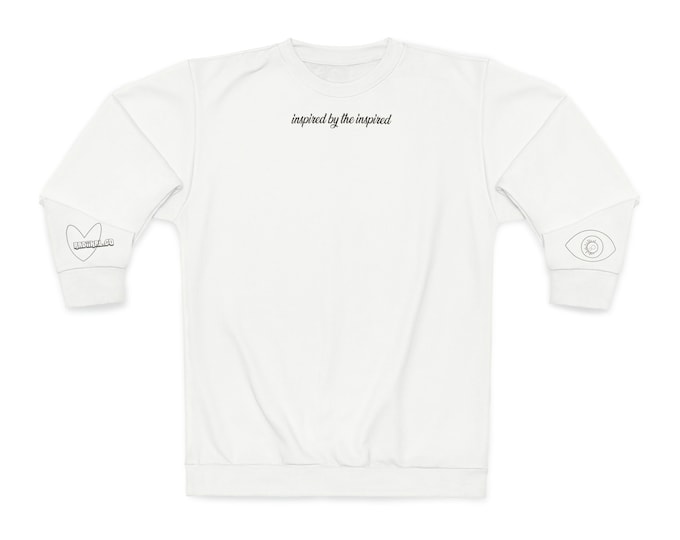 White Inspired Unisex Sweatshirt