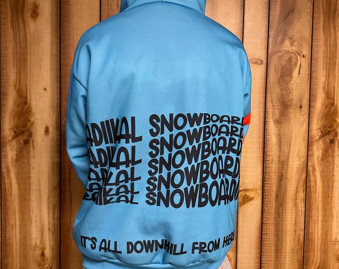 RADiiKAL Snowboarding Unisex Pullover Hoodie