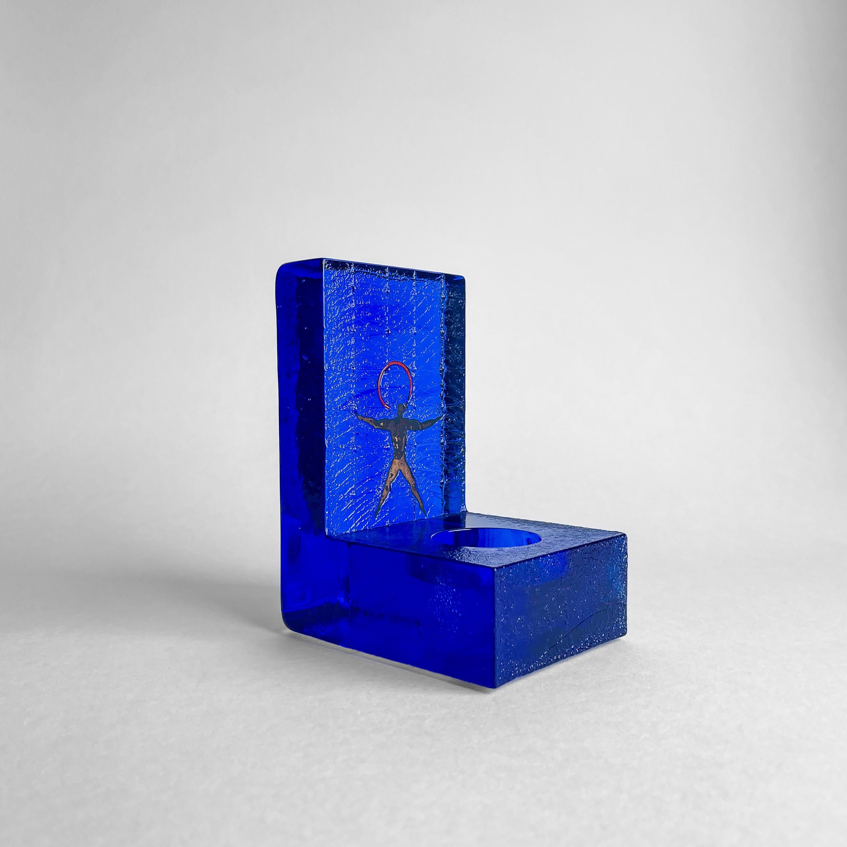 ヴィンテージ Kosta Boda Bertil Vallien 'Starlight' アート ガラス