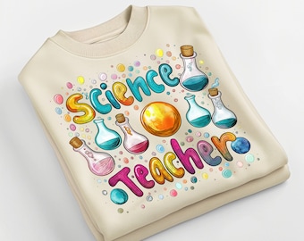 Science Teacher Sublimation Design PNG,, Western Science teacher, Beast Teacher png,Back to school png, Teacher Appreciation Download Print