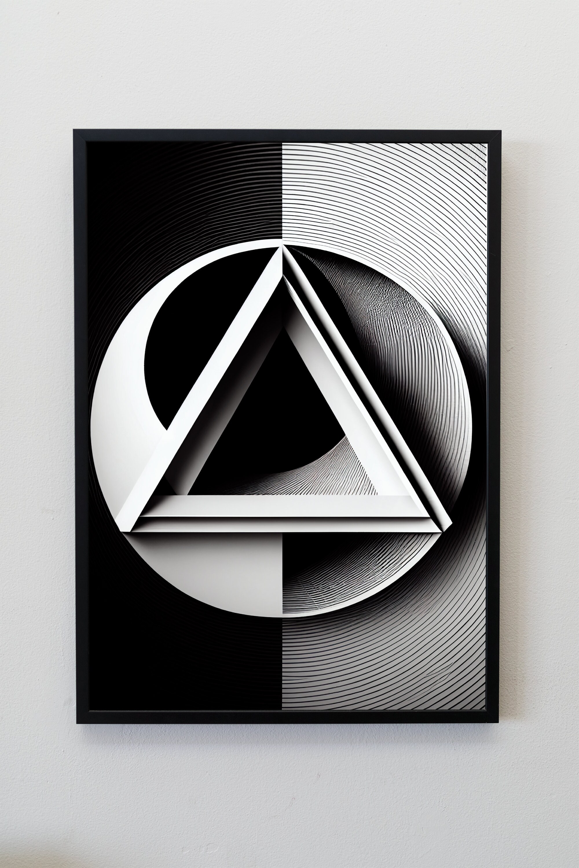 Minimalist Abstract Art Print for a Chic and Elegant Interior Design ...