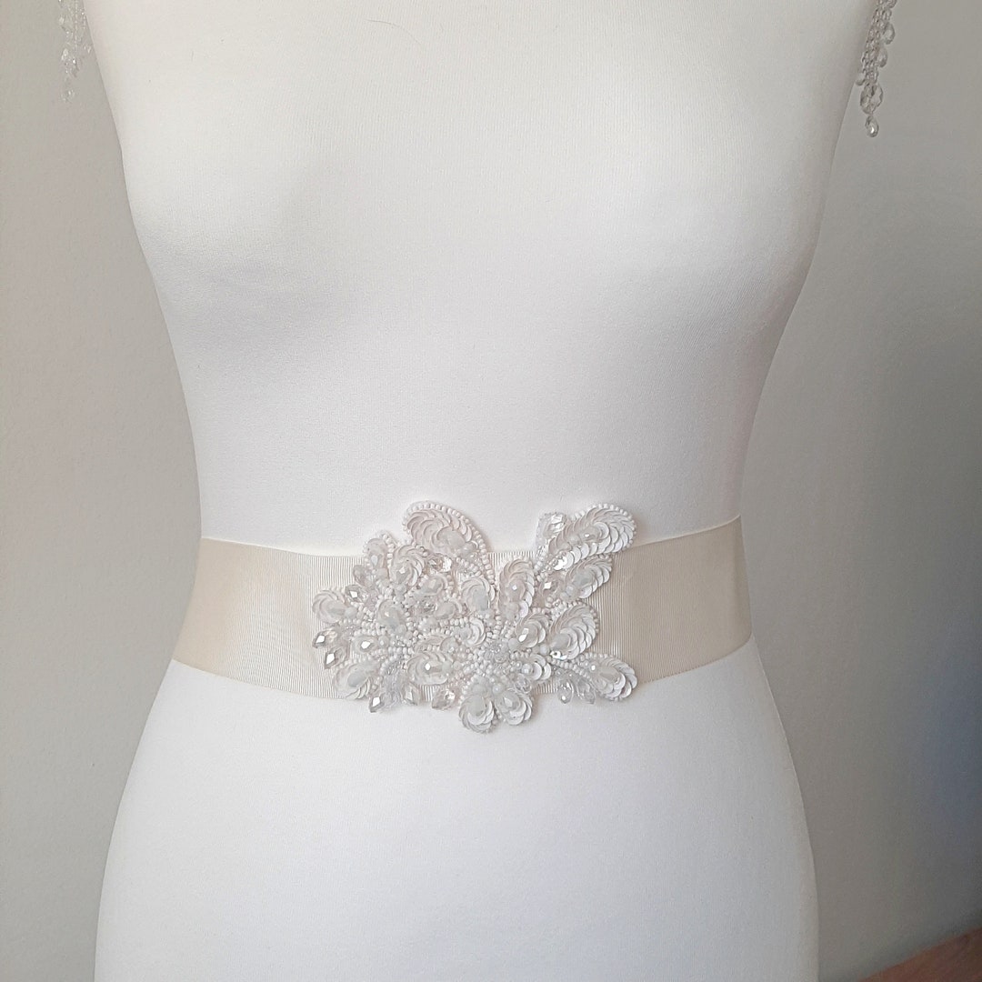 ivory wedding dresses under 100 Vintage Simple Long Satin A-Line Light Ivory Wedding Dresses With Pockets US26 / Light Ivory main image 1