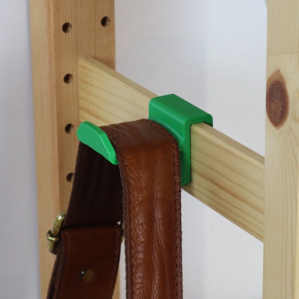 Hook for Ikea Ivar shelf side part: wide, long and stable