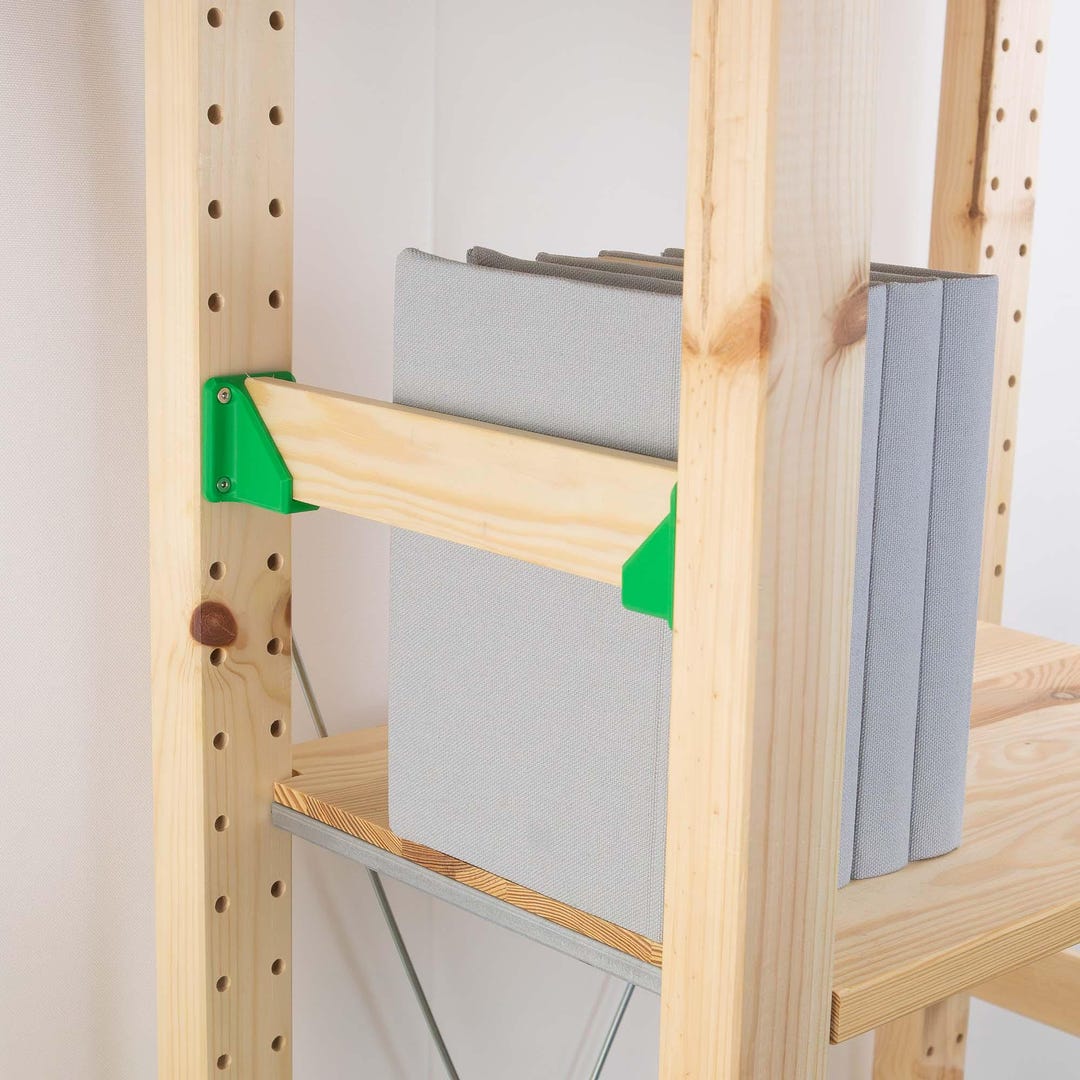 IKEA IVAR Cross Brace Side Panel | 3d-printed Brackets for Shelf