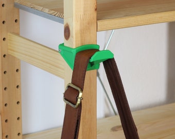 Hooks for Ikea Ivar shelf posts, front: wide, long and sturdy